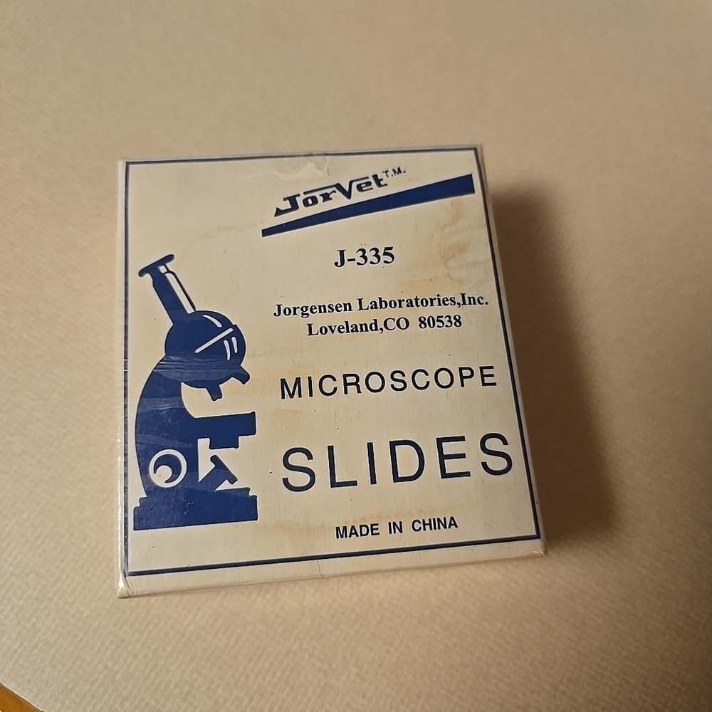 Jorvet J-335 Microscope Slides Clear Glass Ground Edge - 72 Pack